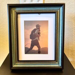 NWOT | Peacock Blue 8x10 Unmatted or 5x7 Matted Frame w/ Real Glass